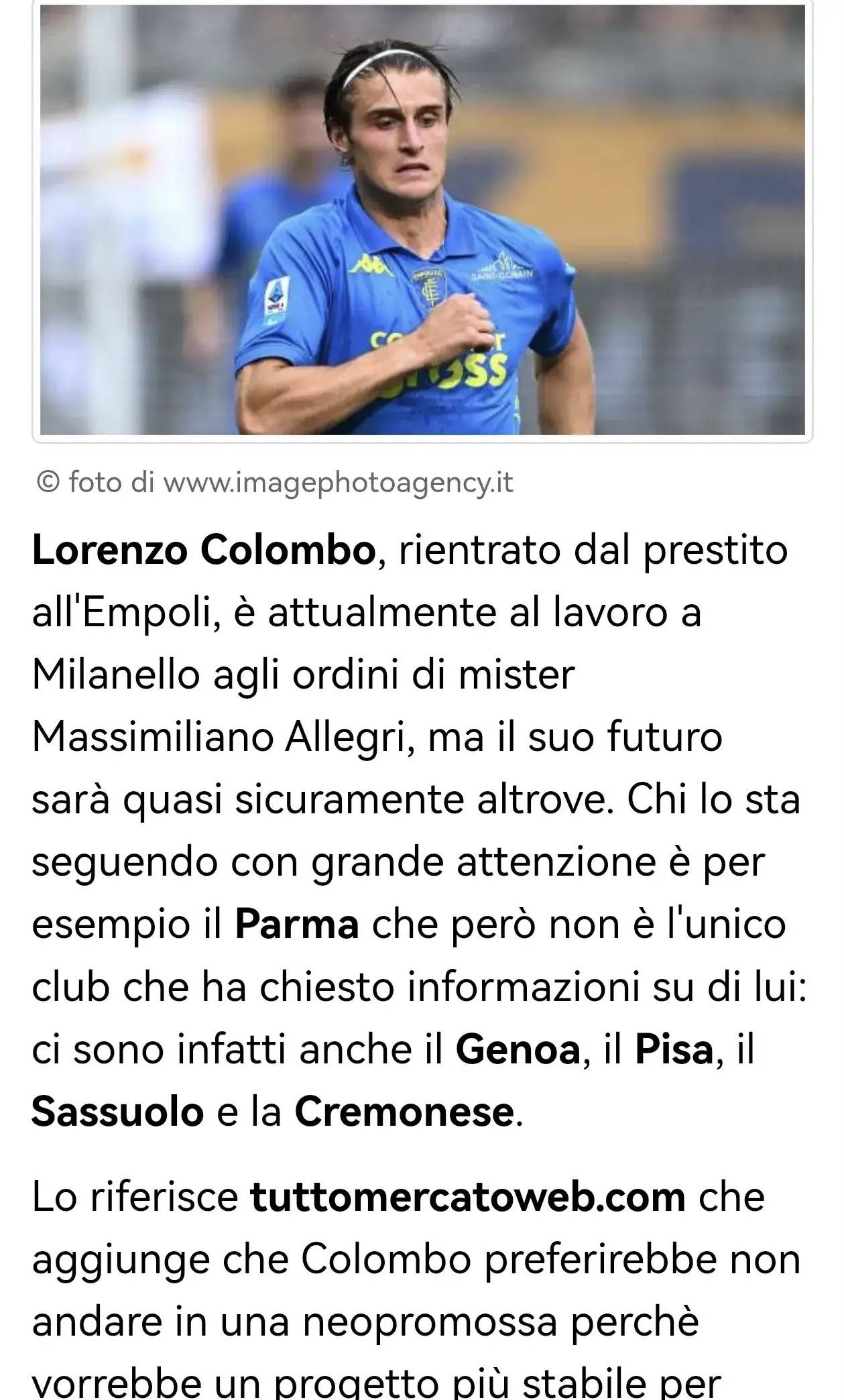 帕尔马队在对比萨索洛的比赛中遭遇落败 帕尔马队在对比萨索洛的比赛中遭遇落败